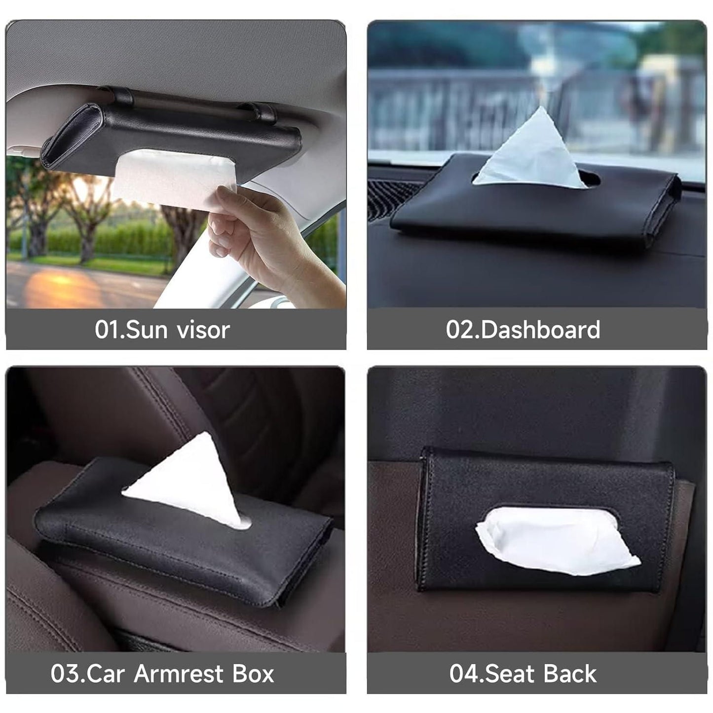 Automobile Car Sunshade Paper Towel Box