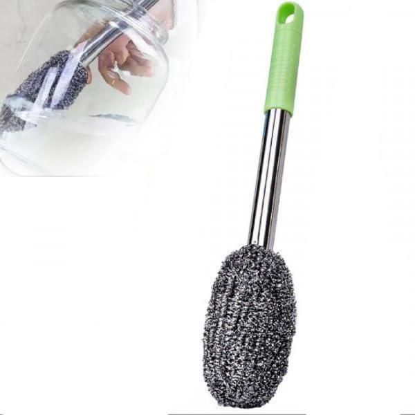 Bottle Jar Toilet Cleaner Brush Scrubber