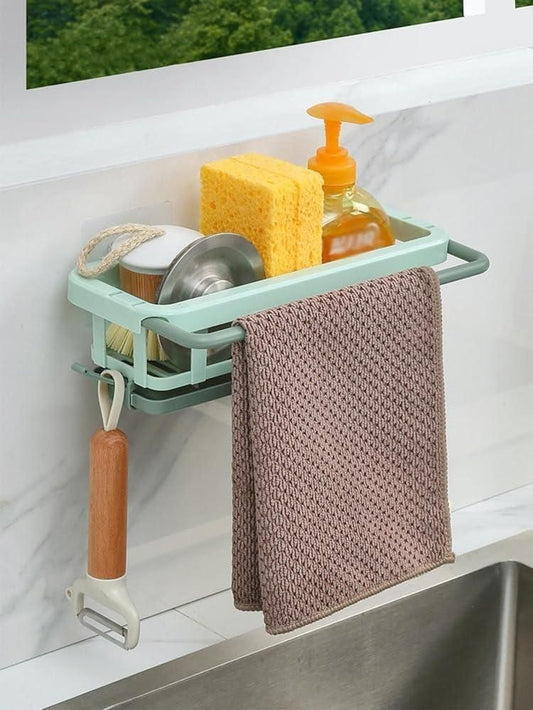 Retractable Sponge Storage Hanging Rack