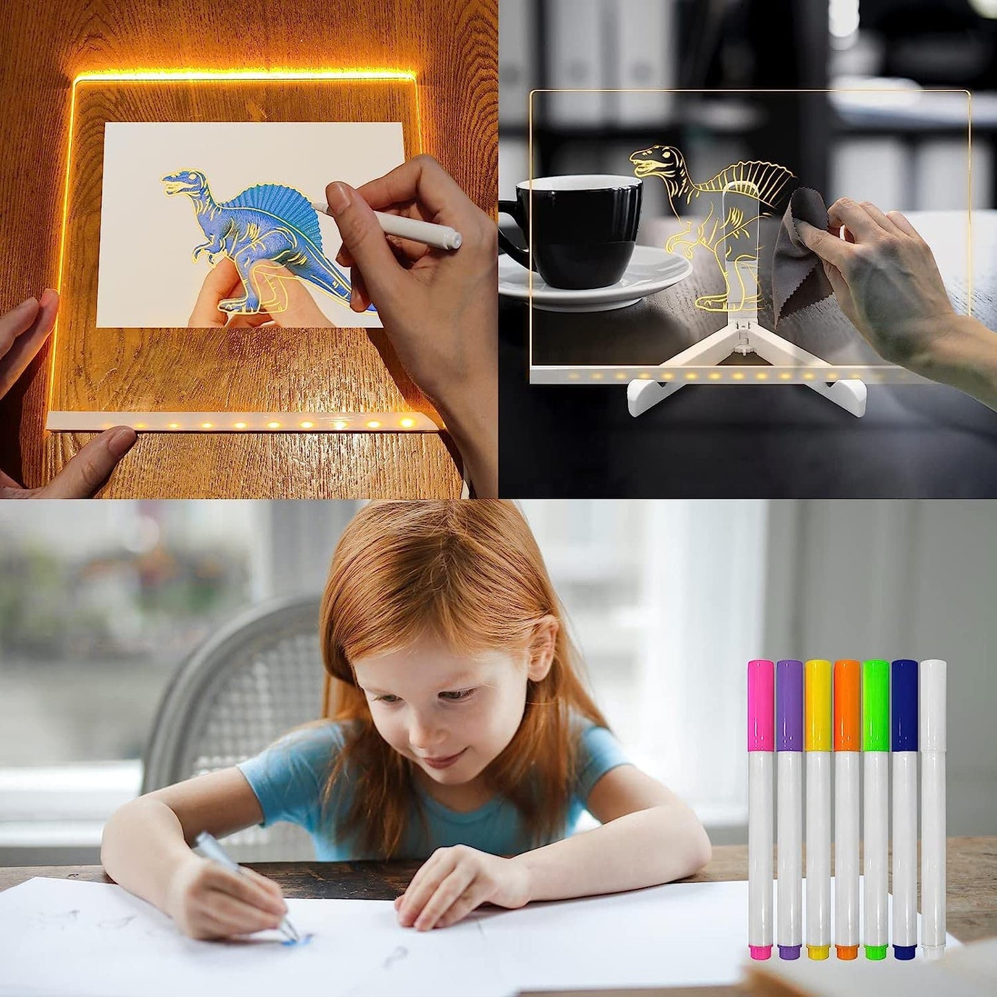 3D Acrylic Writing Pad