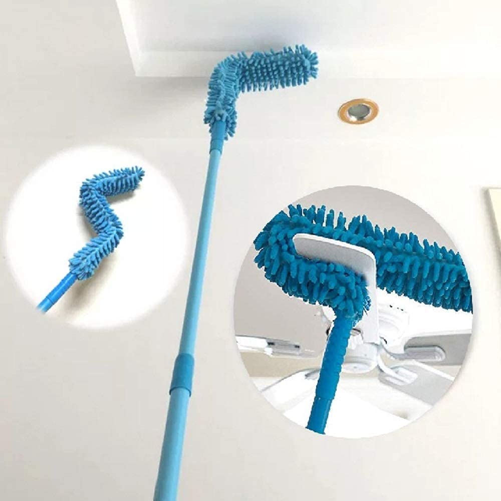 Foldable Microfiber Steel Body Flexible Fan mop