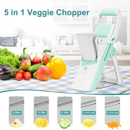 Slicer for Kitchen Vegetable Chopper Slicer, Food Chopper Vegetable Cutter